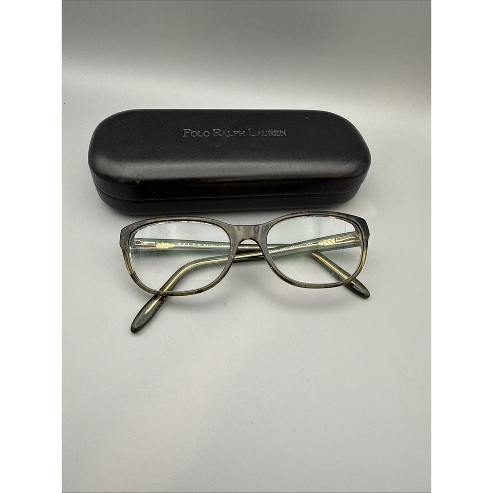 Ralph Lauren Eyeglasses, Frames Only, RA 7043, 51-17-135, Green Tortoise & Case